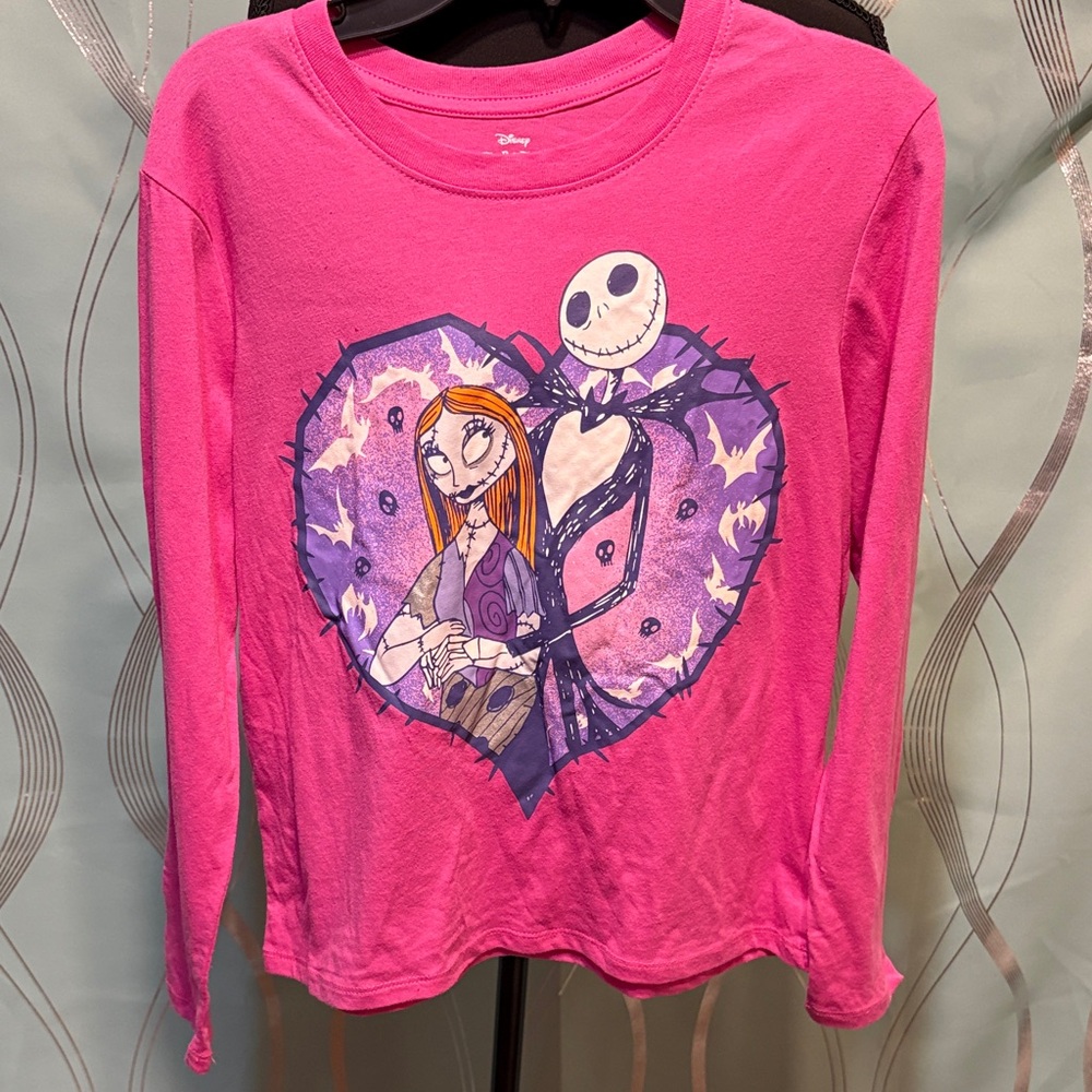 Disney Fuchsia Long Sleeve Kids Tee